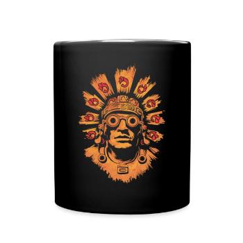 Dieu aztèque Mythologie ancienne Tlaloc - Mug uni - noir - Devant