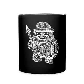 Dieu Maya Mythologie Maya Buluc Chabtan Guerrier - Mug uni - noir - Devant