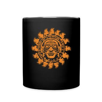 Dieu aztèque Mythologie ancienne Tlaloc - Mug uni - noir - Devant