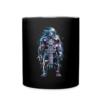 Maya Gott Mayanische Mythologie Hunab Ku - Tasse einfarbig - Schwarz - Vorne