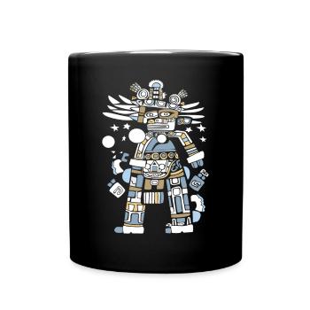 Maya Gott Mayanische Mythologie Itzamna - Tasse einfarbig - Schwarz - Vorne