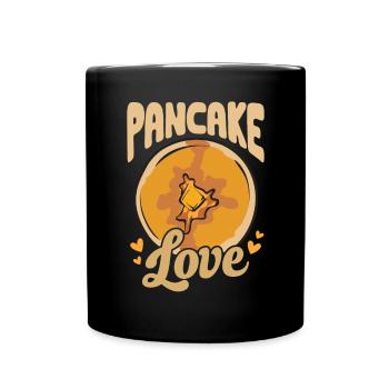 Pancake Breakfast Pancakes - Full Colour Mug - black - Front