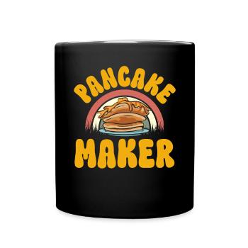 Pancake Breakfast Pancakes - Full Colour Mug - black - Front