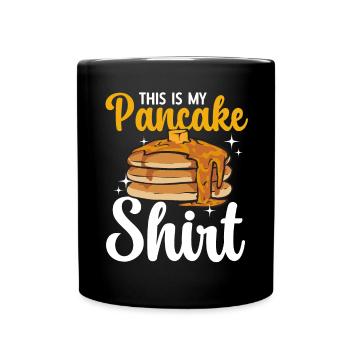 Crêpes Petit-déjeuner Crêpes - Mug uni - noir - Devant