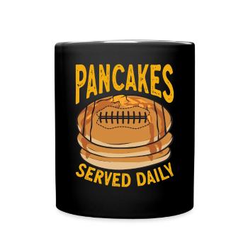 Pancake Breakfast Pancakes - Full Colour Mug - black - Front