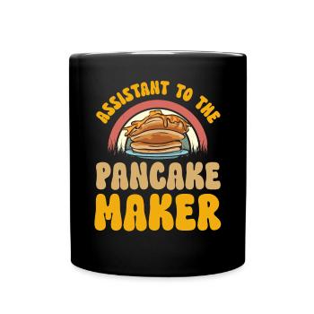 Crêpes Petit-déjeuner Crêpes - Mug uni - noir - Devant