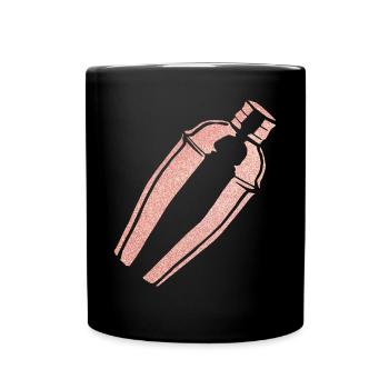 Bartender Mixologist Shaker - Tasse einfarbig - Schwarz - Vorne