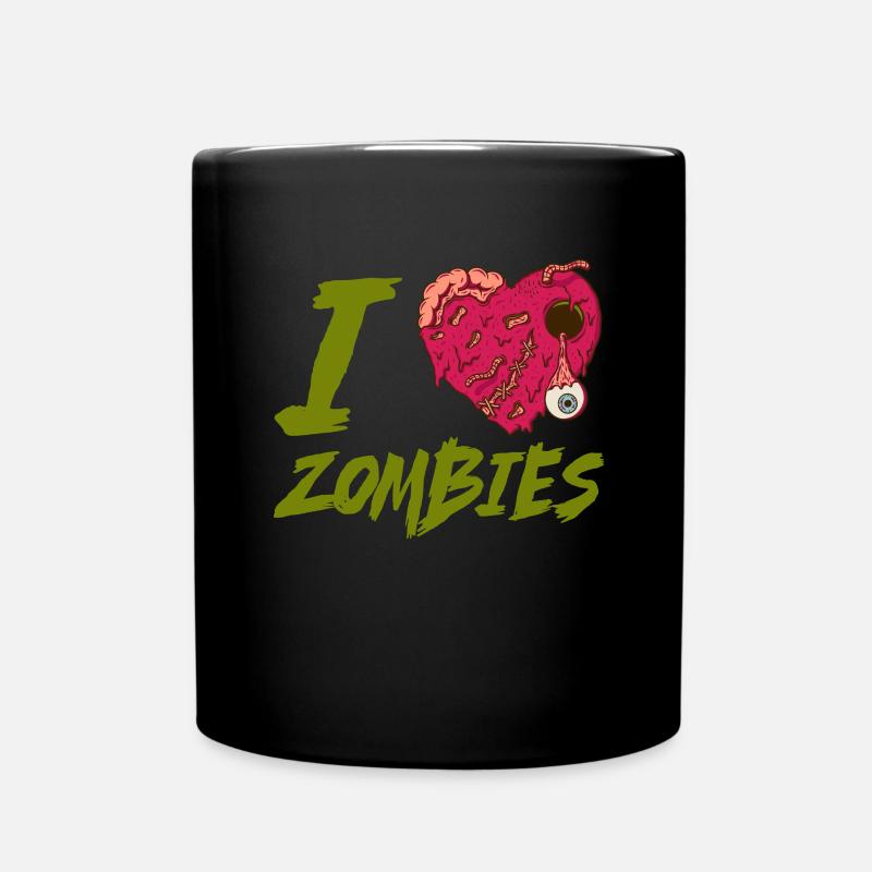 Zombie Zombie Hunter Zombie Apocalypse Cadeau - Mug uni - noir