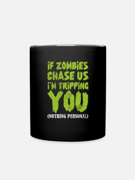 Zombie - Tasse einfarbig - Schwarz