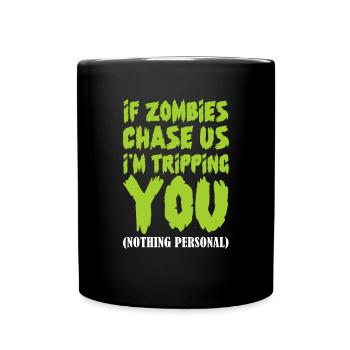 Zombie Zombie Hunter Zombie Apocalypse Cadeau - Mug uni - noir - Devant