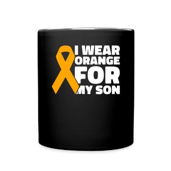 COPD Awareness Lung Disease COPD Krieger - Full Colour Mug - black - Front