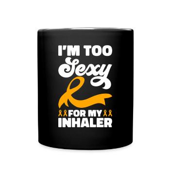 COPD Awareness Lung Disease COPD Krieger - Full Colour Mug - black - Front