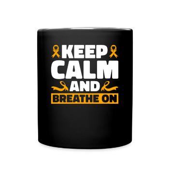 COPD Awareness Lung Disease COPD Krieger - Full Colour Mug - black - Front