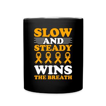 COPD Awareness Lung Disease COPD Krieger - Full Colour Mug - black - Front