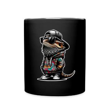Bartagame Bartagamen Bearded Dragon - Full Colour Mug - black - Front