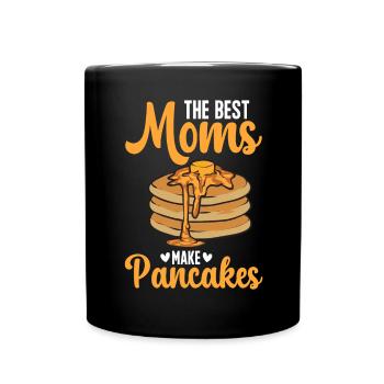 Crêpes Petit-déjeuner Crêpes - Mug uni - noir - Devant