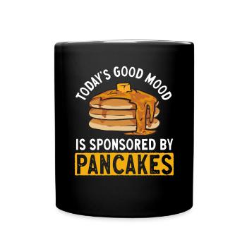Crêpes Petit-déjeuner Crêpes - Mug uni - noir - Devant