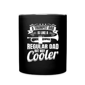 Trumpeter Father - Full Colour Mug - black - Front