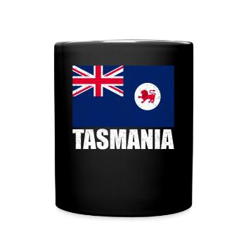 Vietnam Flagge Vintage - Tasse einfarbig - Schwarz - Vorne