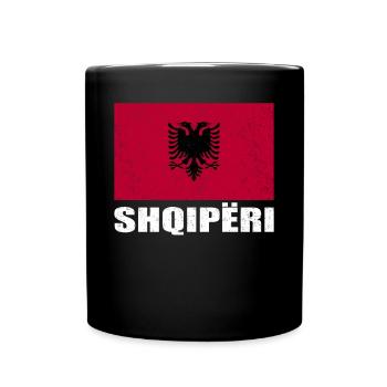 Vatican City Flag Vintage - Full Colour Mug - black - Front