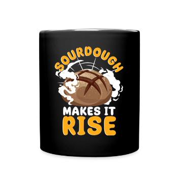 Brotbacken Brotbackautomat - Tasse einfarbig - Schwarz - Vorne