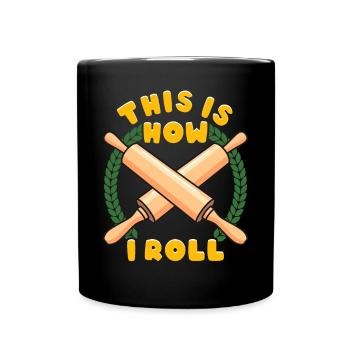 Brotbacken Brotbackautomat - Tasse einfarbig - Schwarz - Vorne