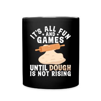 Brotbacken Brotbackautomat - Tasse einfarbig - Schwarz - Vorne
