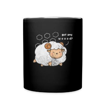 Brettspiel - Tasse einfarbig - Schwarz - Vorne