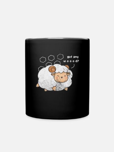Brettspiel - Tasse einfarbig - Schwarz