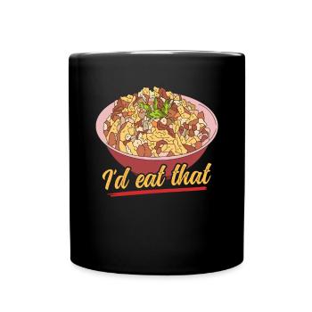 Salade de pommes de terre Härdöpfelsalat Cadeau - Mug uni - noir - Devant
