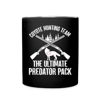 Équipe de chasse au coyote : le pack de prédateurs ultime - Mug uni - noir - Devant
