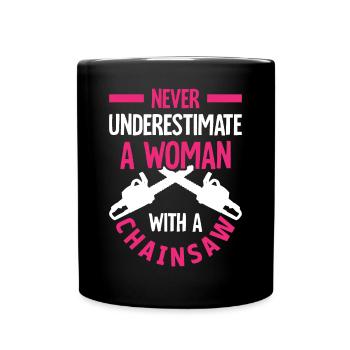 Arborists Woodworkers Lumberjacks Women A Fr - Full Colour Mug - black - Front