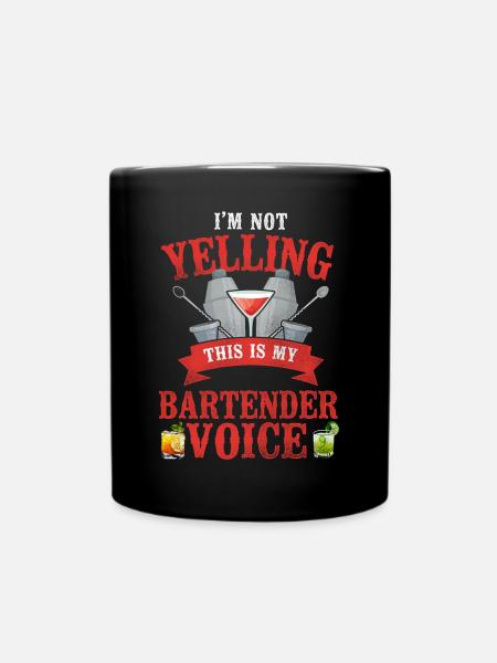 Bartender Mixologist I'm Not - Tasse einfarbig - Schwarz