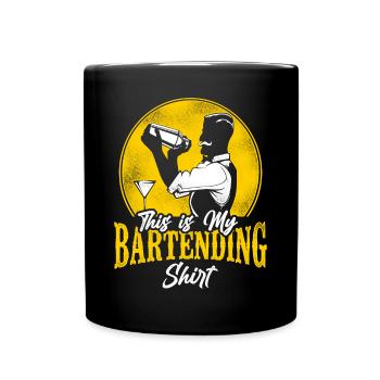 Bartender Mixologist This Is My - Tasse einfarbig - Schwarz - Vorne