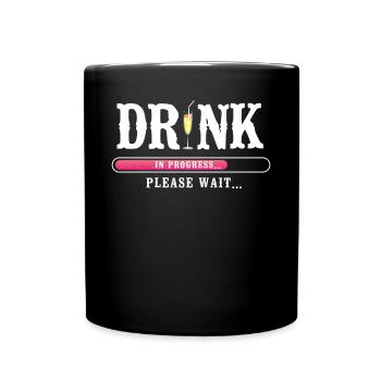 Bartender Mixologist Drink In - Tasse einfarbig - Schwarz - Vorne