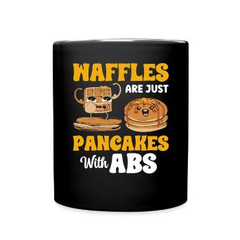 Pancake Breakfast Pancakes - Full Colour Mug - black - Front