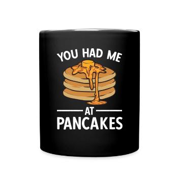Pancake Breakfast Pancakes - Full Colour Mug - black - Front