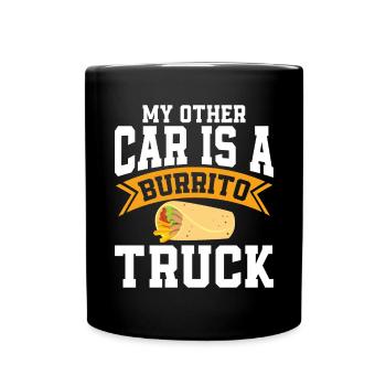 Burrito Gift - Full Colour Mug - black - Front