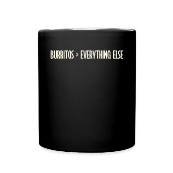 Burrito Gift - Full Colour Mug - black - Front