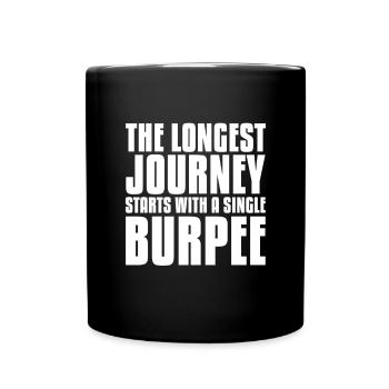 Burpees Fitness Burpee Cadeau de musculation - Mug uni - noir - Devant