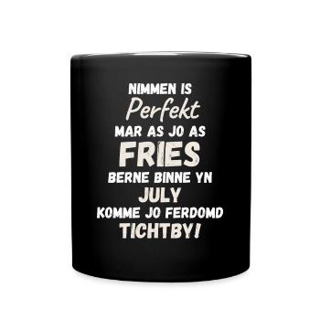 Frieze birthday text, slogan birthday in July - Full Colour Mug - black - Front