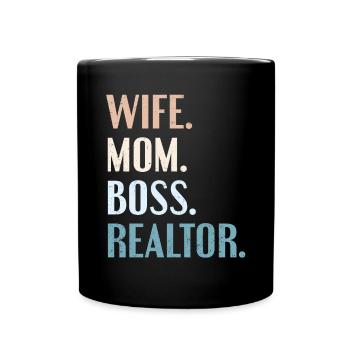 Realtor - Full Colour Mug - black - Front