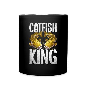 Poisson-chat pêcheur Poisson-chat Pêche au poisson-chat Pêche au poisson-chat - Mug uni - noir - Devant
