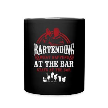 Bartender Mixologist Bartending - Tasse einfarbig - Schwarz - Vorne