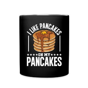 Pancake Breakfast Pancakes - Full Colour Mug - black - Front