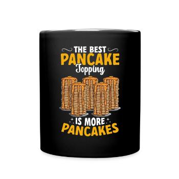Pancake Breakfast Pancakes - Full Colour Mug - black - Front