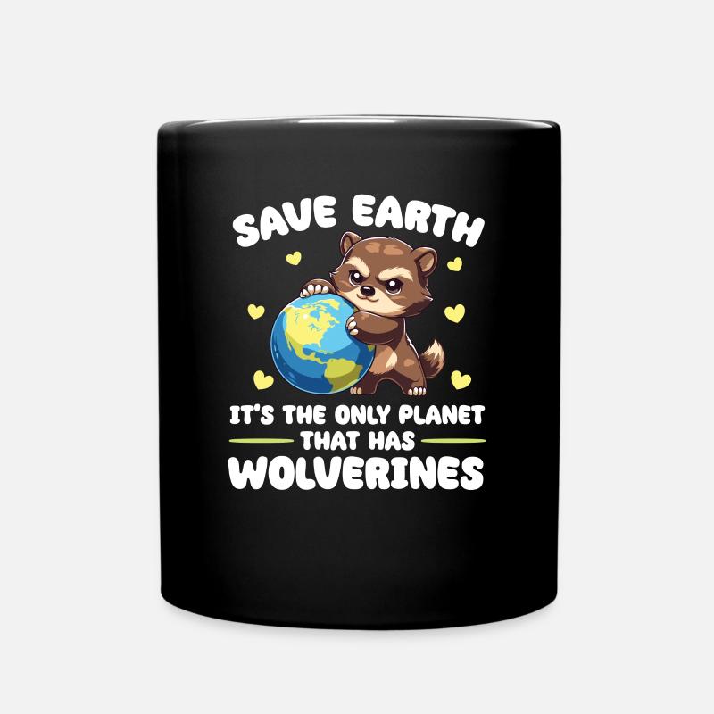 C’est la seule planète avec le carcajou Jour de la Terre - Mug uni - noir