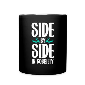 Sensibilisation à la prévention de la toxicomanie Toxicomanie - Mug uni - noir - Devant