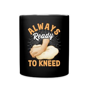 Brotbacken Brotbackautomat - Tasse einfarbig - Schwarz - Vorne