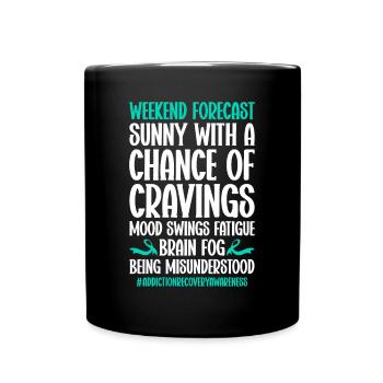 Sensibilisation à la prévention de la toxicomanie Toxicomanie - Mug uni - noir - Devant